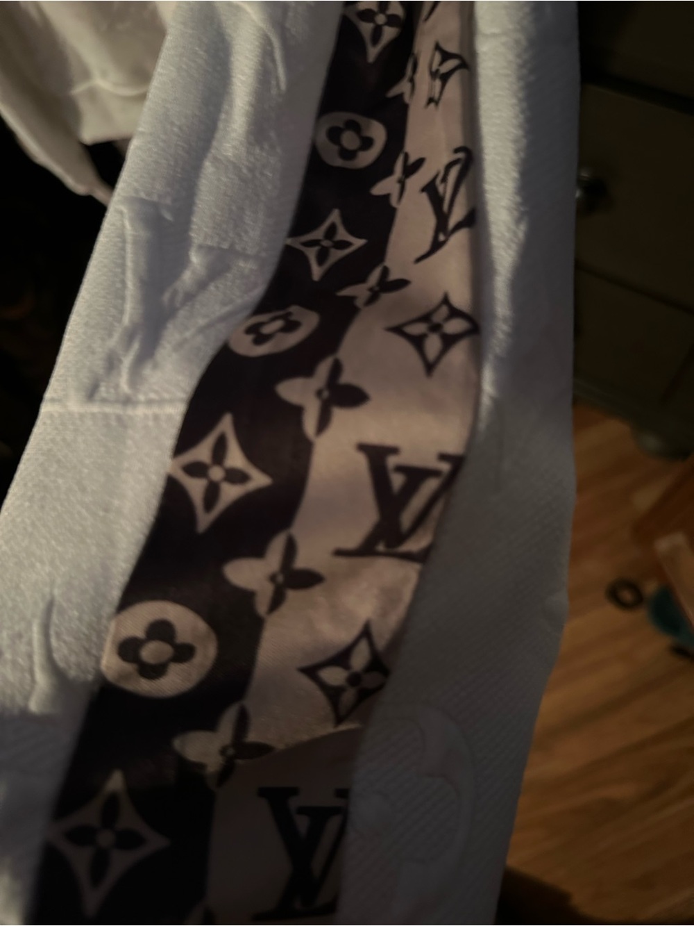 White Monogram Track Jacket & Joggers Set - Picture 9 of 10